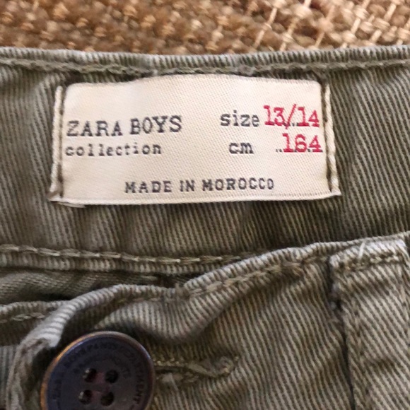 4 pairs of assorted Boys Zara Shorts in size 13/14 - Picture 6 of 7